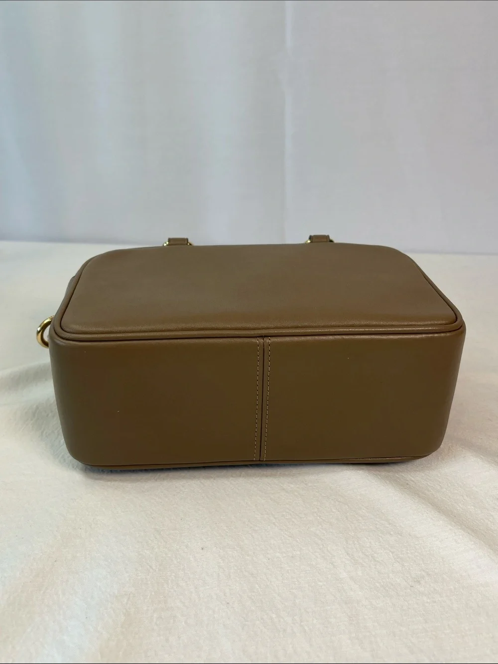 Coach F2557-CT776 Satchel Crossbody Dark Stone Leather Bag